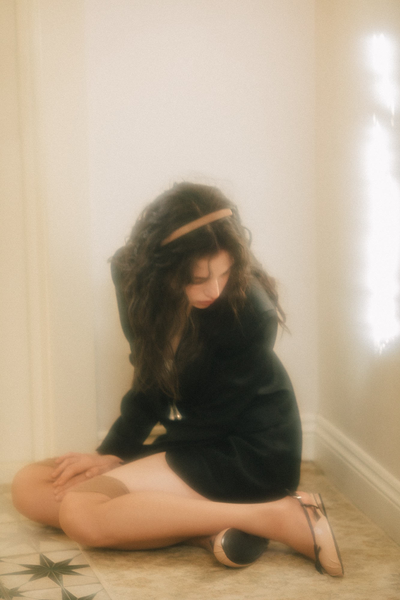 Double-breasted suit wool jacket with satin lapels