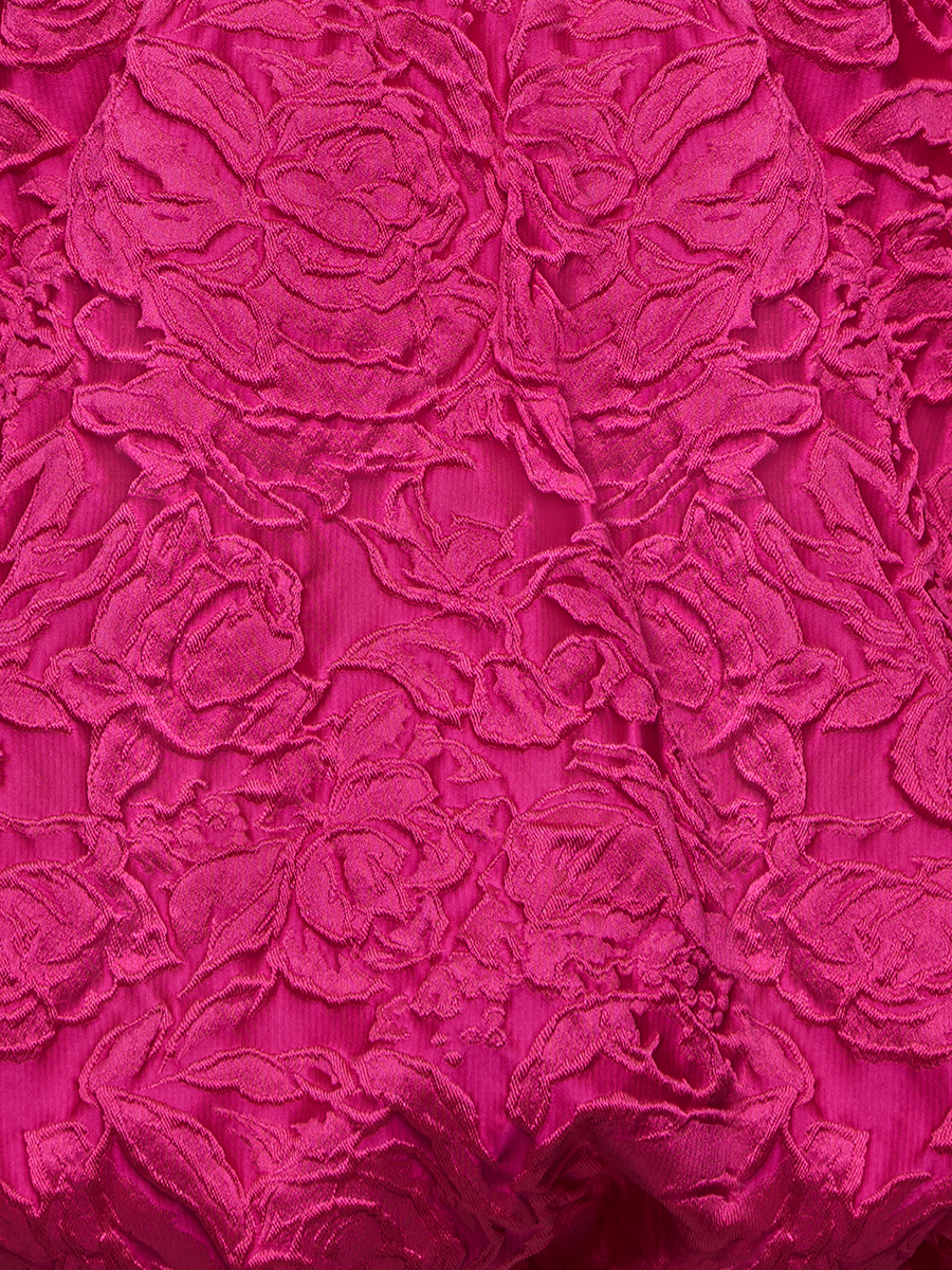 Pink jacquard dress