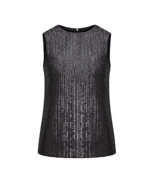 Black top with sequins